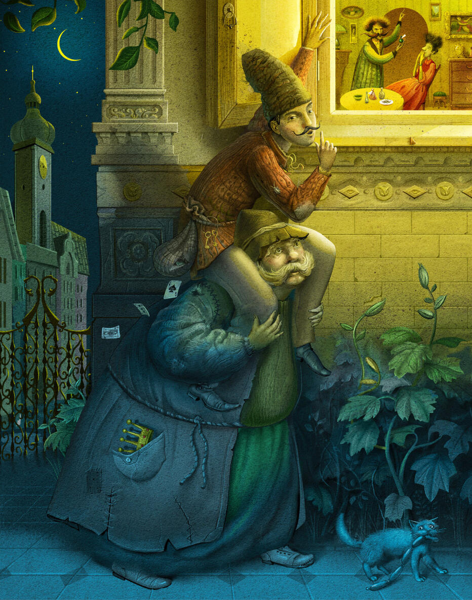 Ukrainian Fairy Tale &quot;Cisar and a Robber&quot;