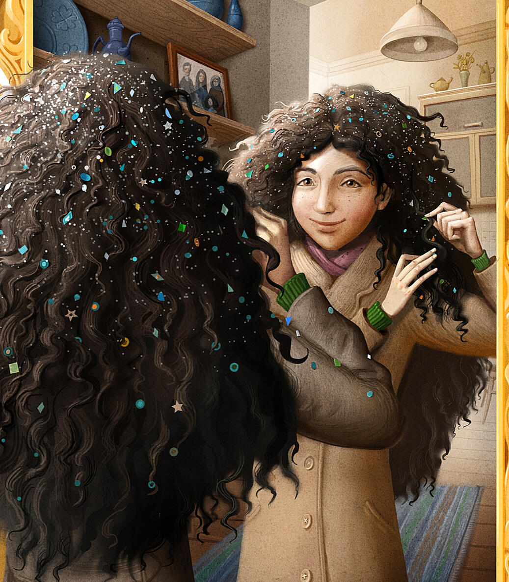 Illustration for the book &quot;Il dono di Marta&quot; by Barbara Magliavacca Nascioli