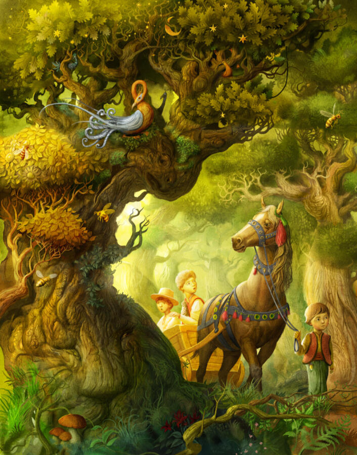 Ukrainian fairy tale &quot;Golden Mountain&quot;